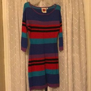 Fitted Colorblock Dress